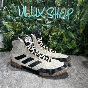 Adidas Tech Fall 2.0 Mens Size 12 White Ivory Black Athletic Wrestling Shoes